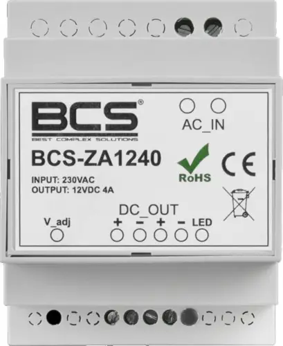 Zasilacz impulsowy BCS POWER BCS-ZA1240