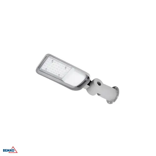 Oprawa uliczna LED BEMKO JAZMIN 30W 4000K 4050LM IP65 JASNOSZARA
