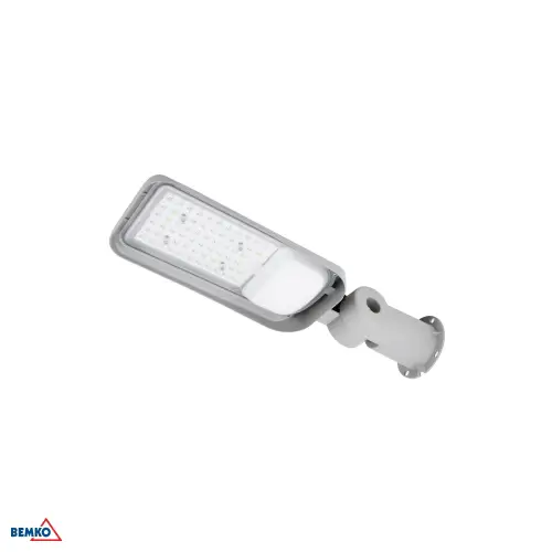 Oprawa uliczna LED BEMKO JAZMIN 50W 4000K 6750LM IP65 JASNOSZARA