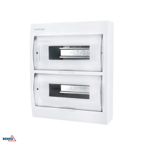 Rozdzielnica natynkowa IP40 ZACISKI 24N+24PE 2x12P