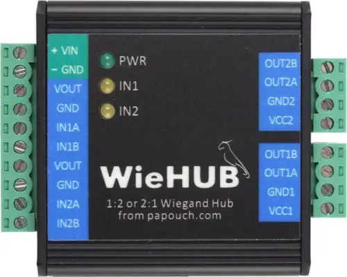 WieHUB - rozgałęźnik/łącznik interfejsu Wiegand