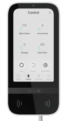 Superior KeyPad TouchScreen Fibra - przewodowa klawiatura z ekranem dotykowym