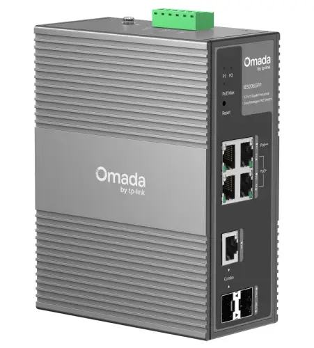 IES206GPP - switch przemysłowy PoE 4-port + 1 SFP + 1 RJ45/SFP - combo