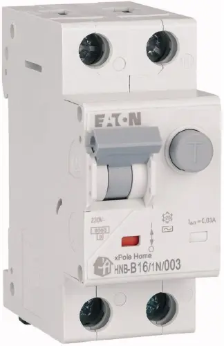 EATON WYŁĄCZNIK RÓŻNICONADPRĄDOWY B 16A 1P+N 2M 30MA AC 6KA