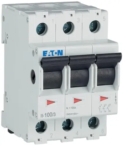 EATON ROZŁĄCZNIK IZOLACYJNY MODUŁOWY 100A 3Z 3P 3M 415V AC IS-100/3
