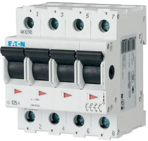 EATON ROZŁĄCZNIK IZOLACYJNY MODUŁOWY 63A 4Z 4P 4M 415V AC IS- 63/4