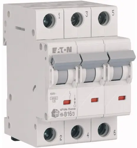 EATON WYŁĄCZNIK NADPRĄDOWY B 16A 3P 3M 6KA HN-B16/3