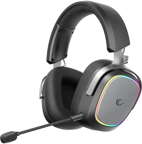 Słuchawki Rampage RETSU Słuchawki bezprzewodowe nauszne BT 2.4G RGB czarne