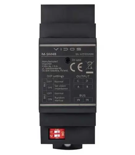 M-SM4B - moduł rozdzielacza sygnału (stacja / monitor)