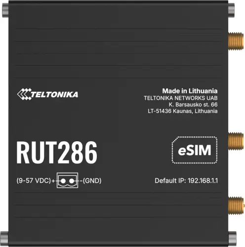 Teltonika RUT286 router przemysłowy 4G / LTE (RUT286AAAAA0)