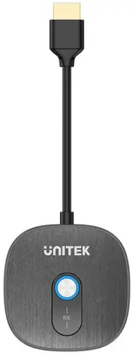 Unitek Dodatkowy odbiornik bezprzewodowy HDMI do nadajnika V1711A, czarny