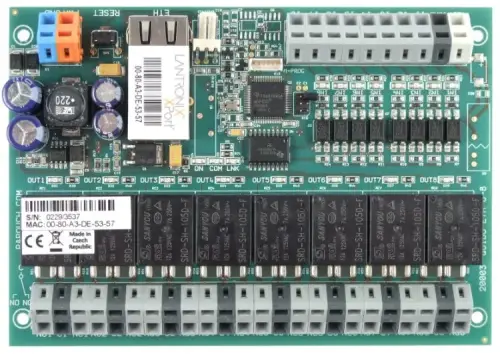 Quido ETH 8/8 - 8 wejść, 8 przekaźników, termometr, Ethernet (zasilanie 5 V DC)