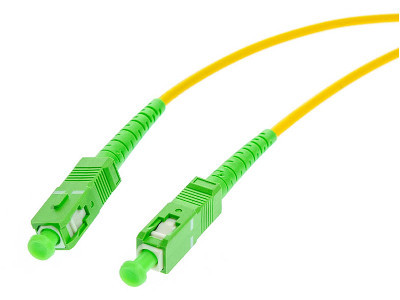 PATCHCORD ŚWIATŁOWODOWY SM 3M SIMPLEX 9/125, SC/APC-SC/APC 3MM