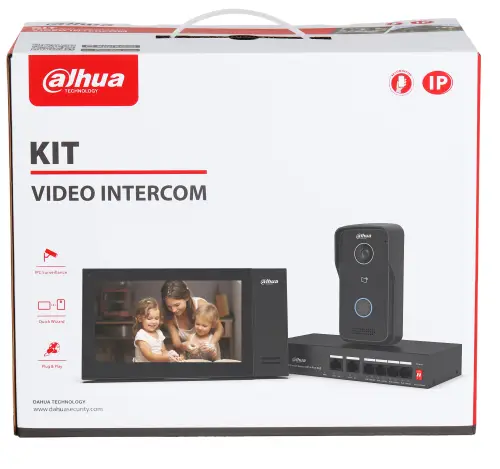 KTP02 - zestaw wideodomofonowy IP KIT