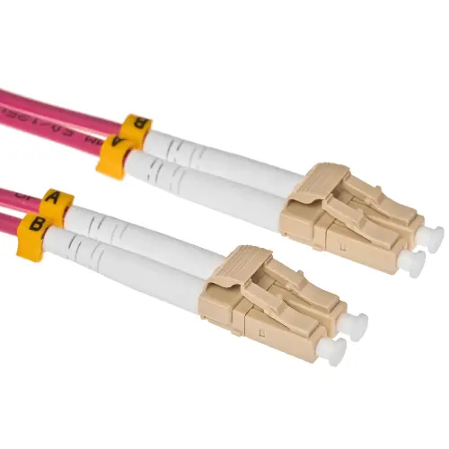 Patchcord światłowodowy LC-LC MM OM4 duplex - 2m