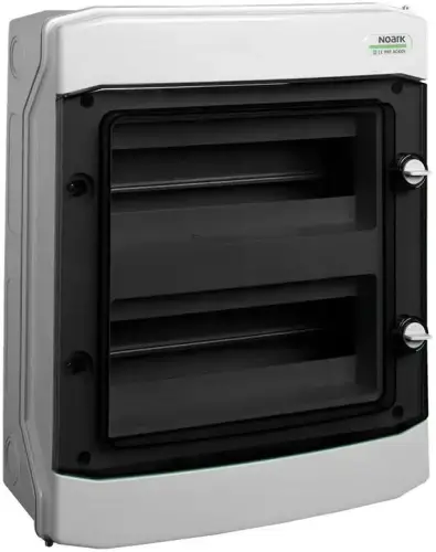 PLASTIKOWA OBUDOWA INSTALACYJNA Natynkowa IP65,  2X12 modułów. PHS 24T FB NOARK 110685