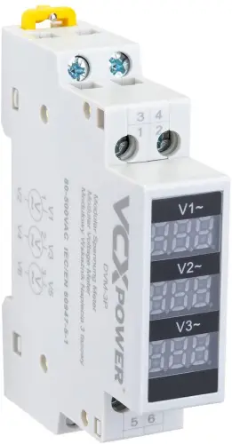 Modułowy wskaźnik napięcia VCX DVM 3 Fazowy
