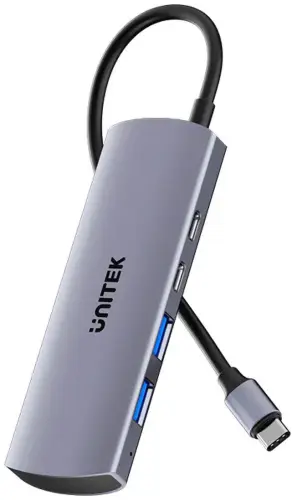 Hub USB-C Unitek Hub 4w1 USB-C 10 Gbps, 2x USB-A i 2x USB-C