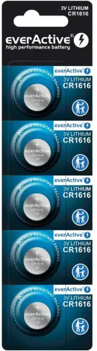 Bateria CR1616 everActive (blister 5 szt.)