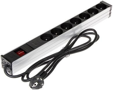 Listwa zasilająca 7 gniazd PD-7K/RACK