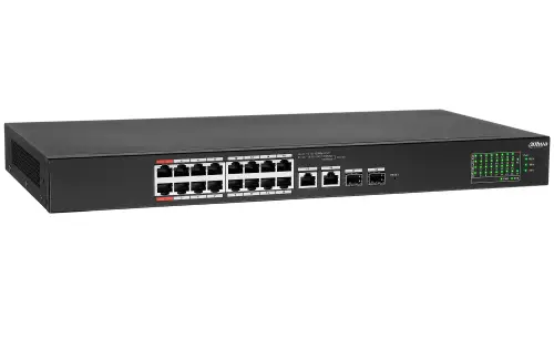 CS4218-16ET-190 - switch PoE 16-port + 2 RJ45/SFP - combo