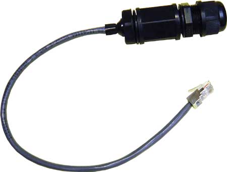 Łącznik kabli sieciowych RJ45 STP - ekranowany, hermetyczny (IP67)