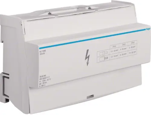 Blok rozdzielczy 4-polowy In=125 A Hager KJ125B
