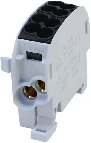 Blok rozdzielczy odgałęźny SCB 25 Al/Cu 80110 SIMBLOCK, czarny 81501007