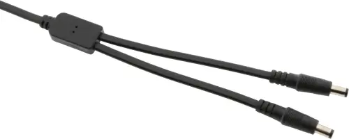 Splitter DC ESPE 1x2 gniazdo DC 2,1/5,5 / 2 x wtyk prosty DC 2,1/5,5