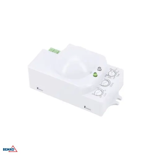 Czujnik Mikrofalowy 1200W 360* IP20 prostokątny biały