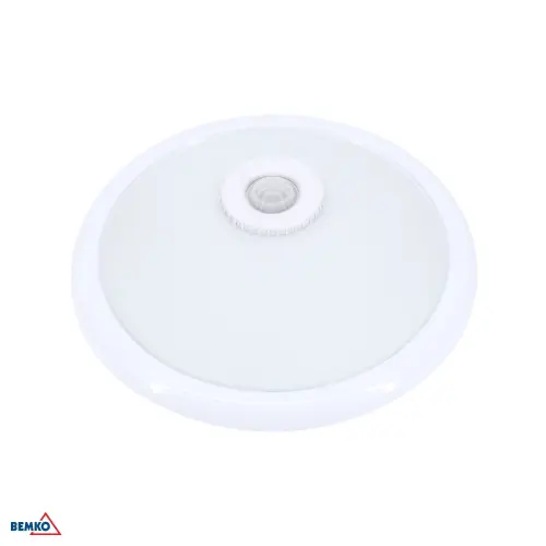 Plafoniera TAZAN Z CZUJ. PODCZER. 2X40W E27 IP20 sztkło+STAL+PLASTIK