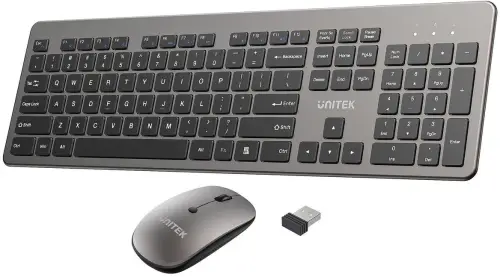 Zestaw bezprzewodowy Unitek SlimDuo 2.4Ghz