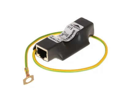 Ogranicznik przepięć sieci LAN serii ECO, PTF-51-ECO/PoE/T w osłonie termokurczliwej