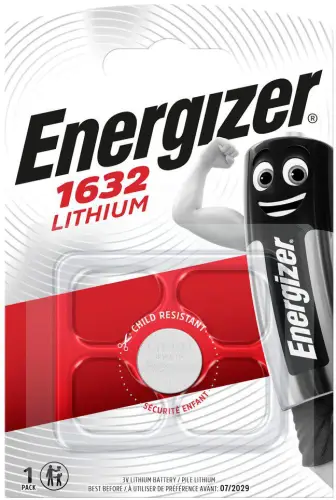 Bateria CR1632 Energizer Lithium (blister 1 szt.)