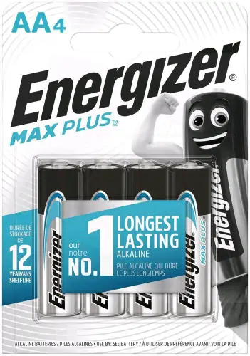 Bateria LR6 / AA Energizer MAX Plus (blister 4 szt.)
