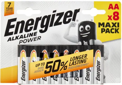 Bateria LR6 / AA Energizer Alcaline Power (blister 8 szt.)