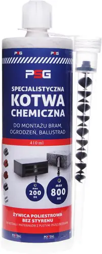 Kotwa poliestrowa PSG 71.410 410ml z mieszaczem