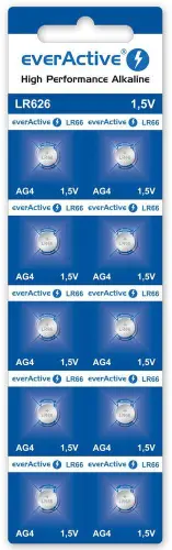 Bateria AG4 / G4 / LR66 / LR626 everActive 1,5V (blister 10 szt.)
