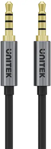 Unitek Adapter AUX 3,5 mm jack (męski-męski) 1m