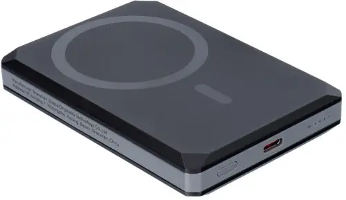 Powerbank Veger GeoWallet Tracker X5 5000 mAh 20 W PD QC 3.0 MFi MagSafe USB-C czarny