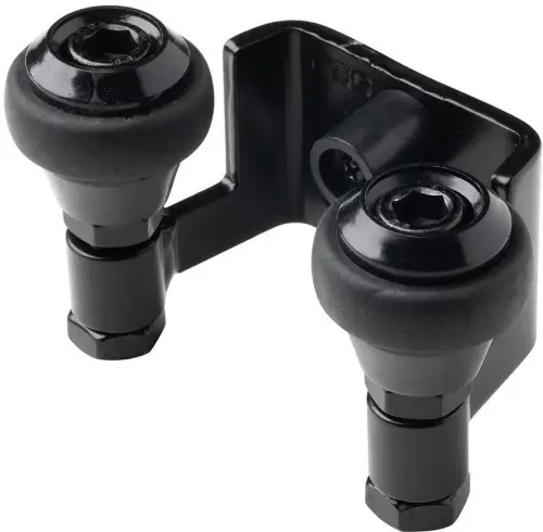 Uchwyt PSG 60.022.9005 42mm górny do bram przesuwnych (2 rolki) kolor czarny RAL9005