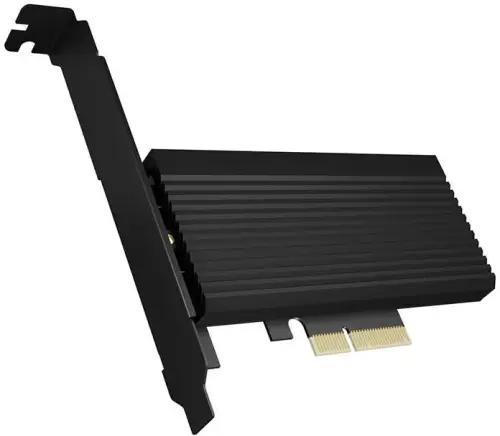 Kontroler IcyBox  Karta PCI na M.2 SSD NVMe IB-PCI208-HS z radiatorem