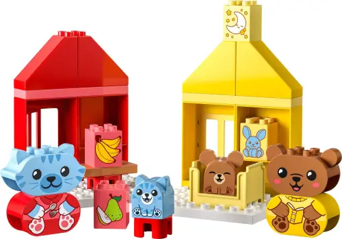 Klocki LEGO Duplo - Codzienne czynności - jedzenie i pora snu