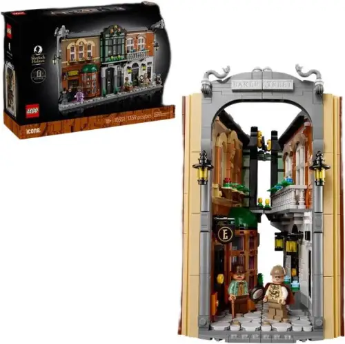 Klocki LEGO Icons - Sherlock Holmes: Book Nook