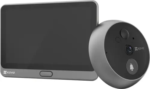 Wizjer do drzwi Ezviz CP4 2MP Wi-Fi srebrny