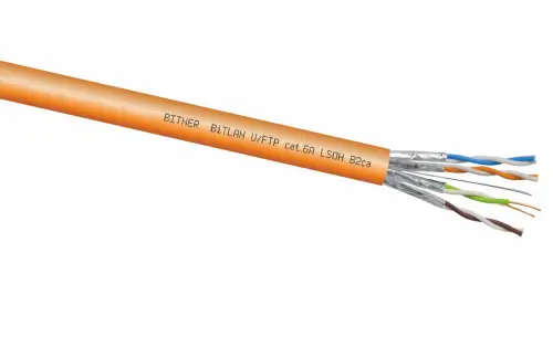 Kabel LAN U/FTP kat.6a Bitner BiTLAN LSOH B2ca (100 m)